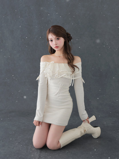 model：160cm　(size：F　color：Ivory)