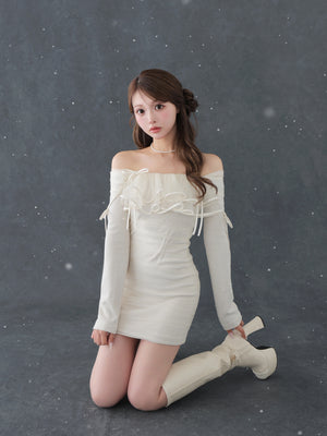 model：160cm　(size：F　color：Ivory)