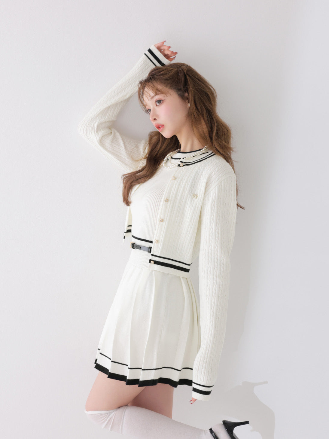 French line knit ensemble onepiece(eme10799) – M me eme