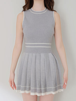 French line knit ensemble onepiece(eme10799)