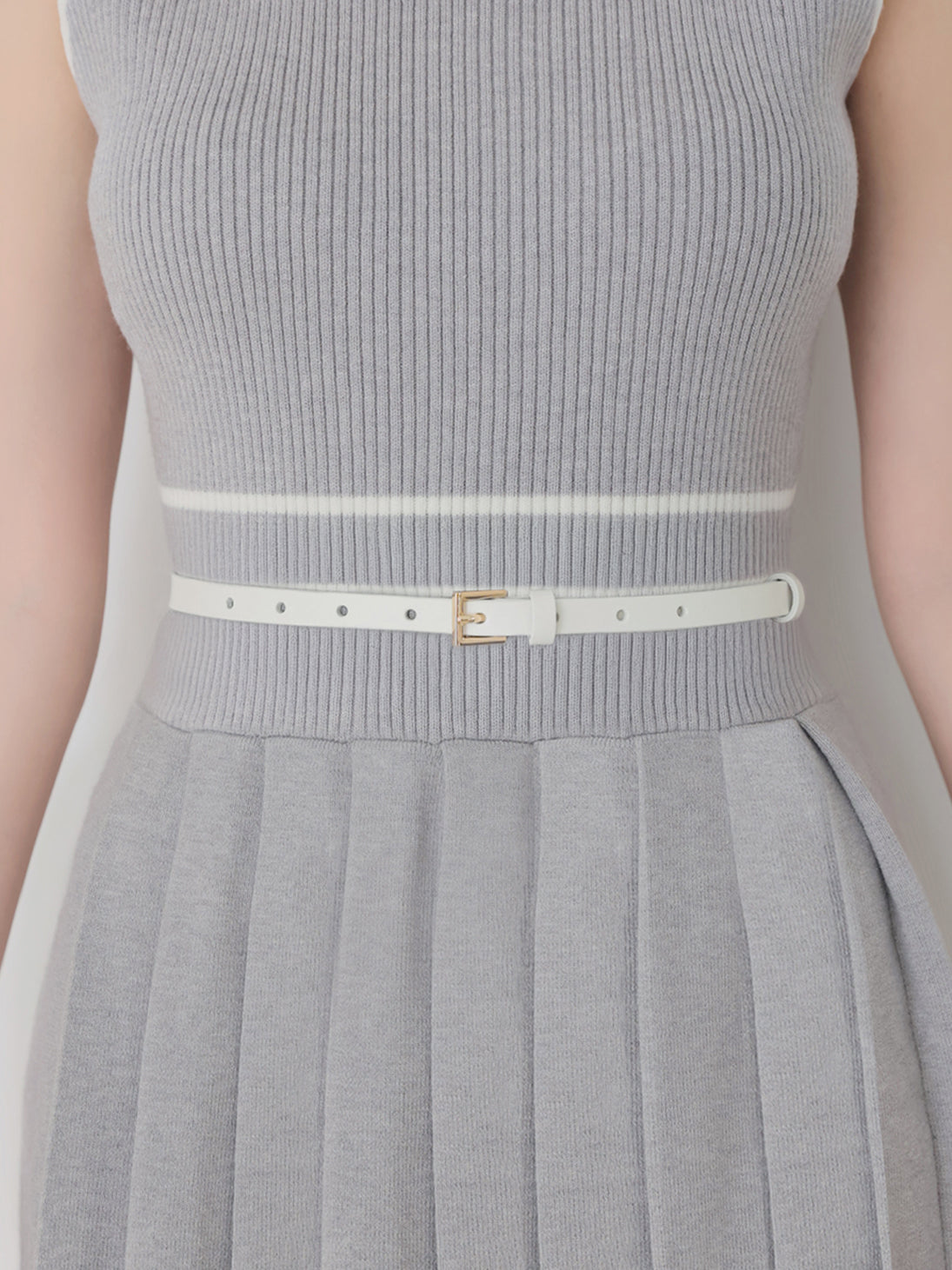 French line knit ensemble onepiece(eme10799)