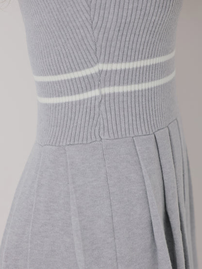 French line knit ensemble onepiece(eme10799)