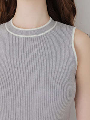 French line knit ensemble onepiece(eme10799)