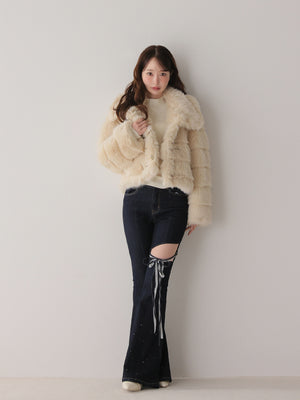model：162cm　(size：F　color：Beige)