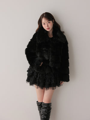 model：162cm　(size：F　color：Black)