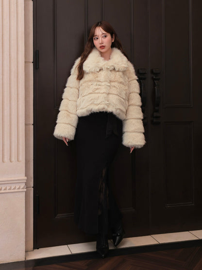 2way luxe faux fur coat(eme10780)