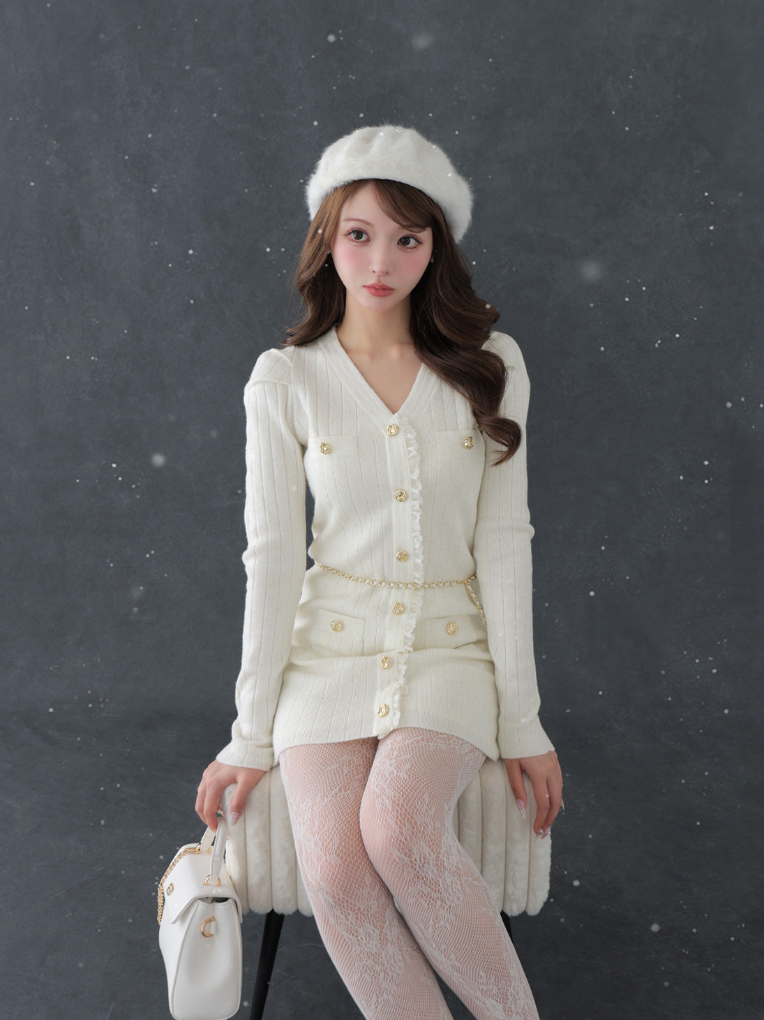 エムミーエメ Tulle drape mini onepiece Pre Order】Cross tulle flare mini onepiece(eme10736) – M me eme