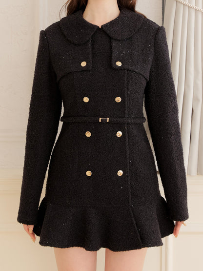 Boucle flare onepiece(eme10786)