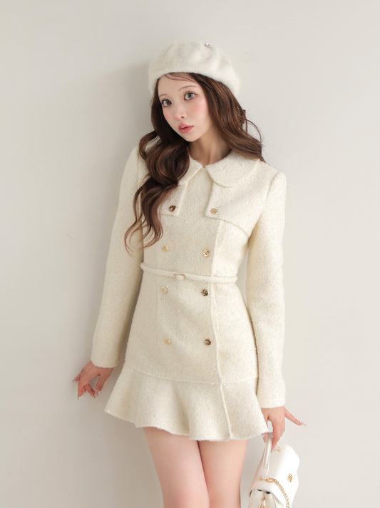 Boucle flare onepiece(eme10786)