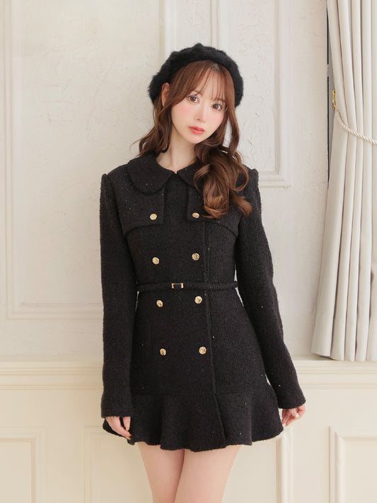 Boucle flare onepiece(eme10786)