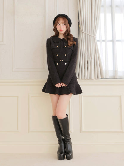 Boucle flare onepiece(eme10786)