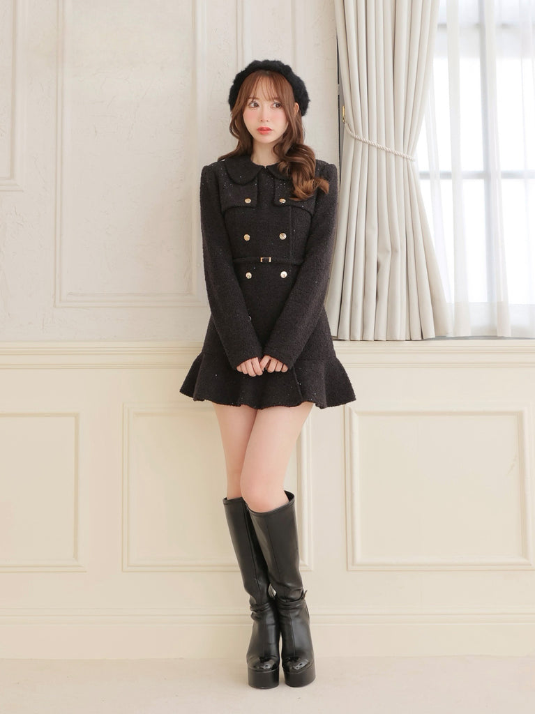 Boucle flare onepiece(eme10786)
