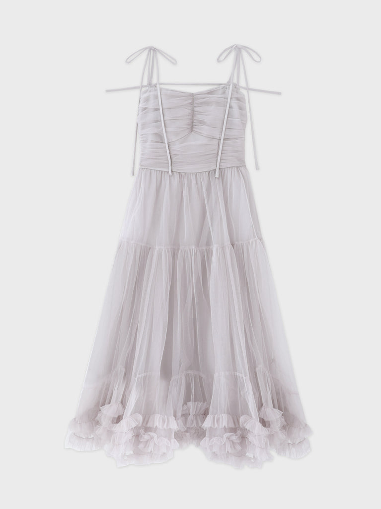 【Pre Order】Romantic gathered ribbon onepiece (eme10788)