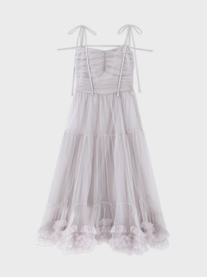 【Pre Order】Romantic gathered ribbon onepiece (eme10788)