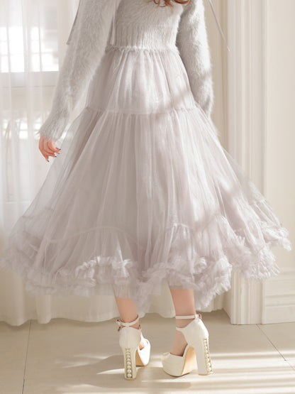 【Pre Order】Romantic gathered ribbon onepiece (eme10788)