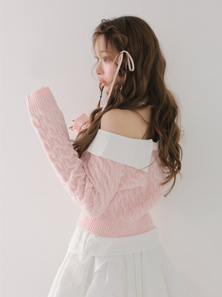 【Pre Order】Ruffled frill chiffon mini skirt(eme10790)