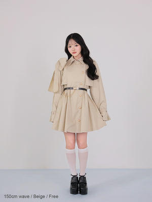 model：150cm　(size：F　color：Beige)