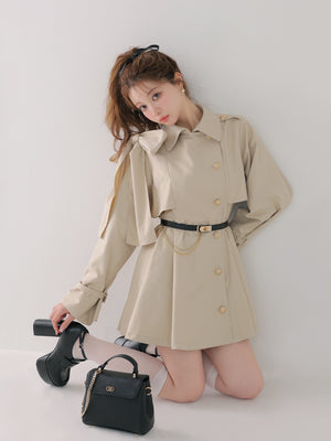 model：160cm　(size：F　color：Beige)