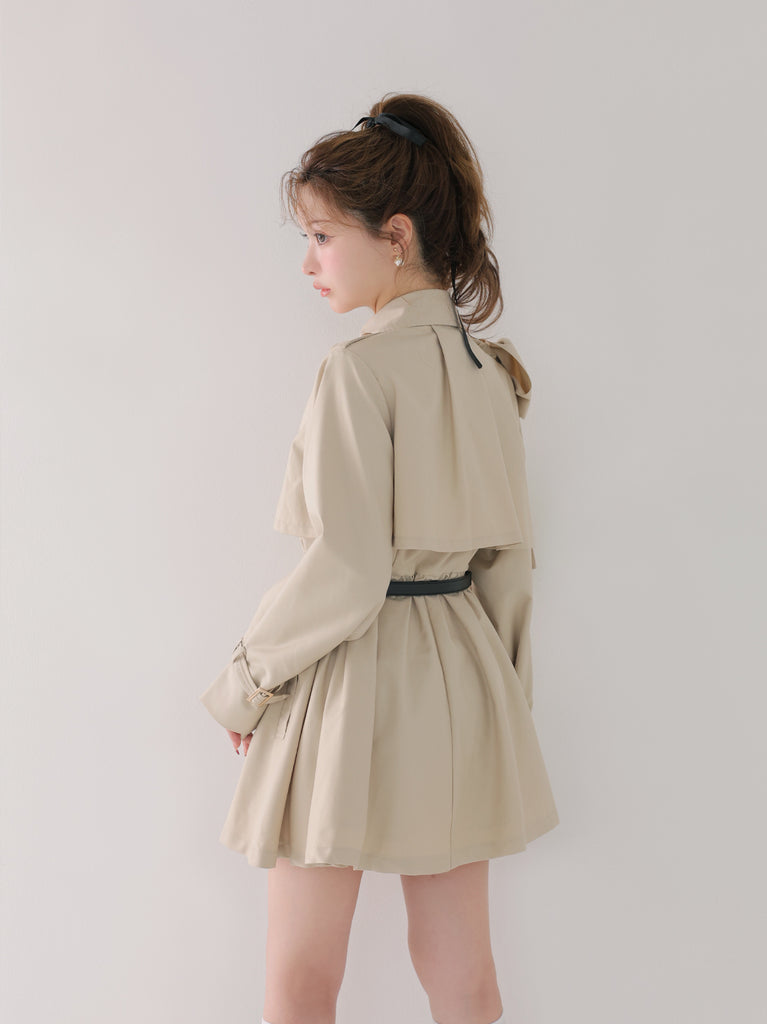 model：160cm　(size：F　color：Beige)