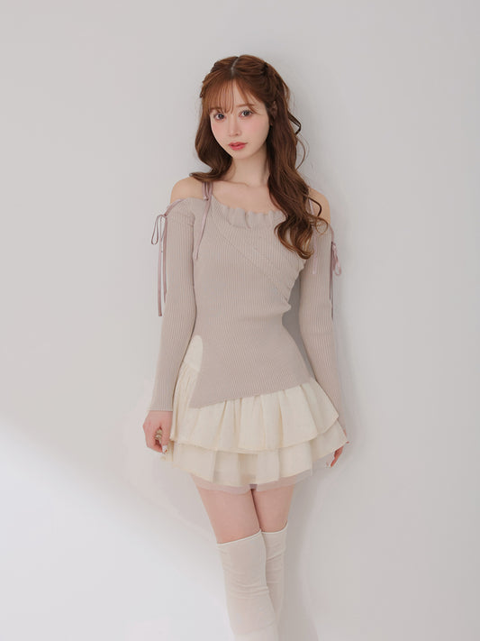 model：162cm　(size：F　color：Pink)