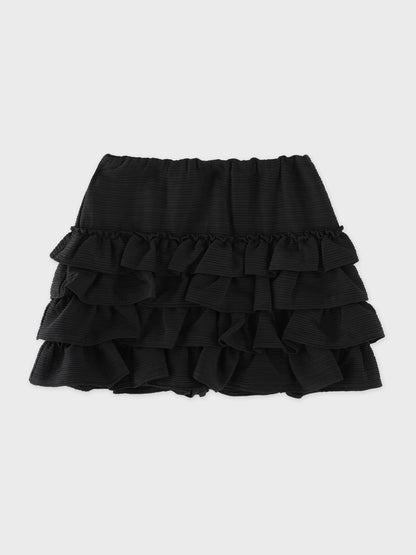 Lady doll tiered mini skirt(eme11006)