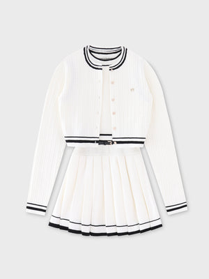 French line knit ensemble onepiece(eme10799)