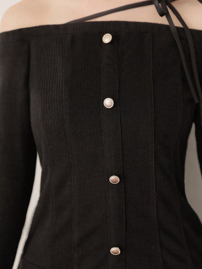 【Pre Order】Ribbon strap tiered frill mini onepiece(eme10811)