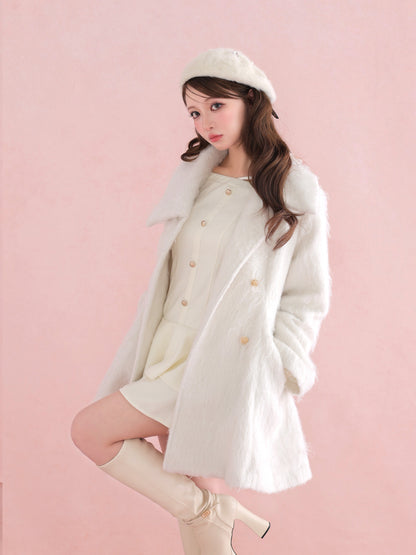 【Pre Order】Ribbon strap tiered frill mini onepiece(eme10811)