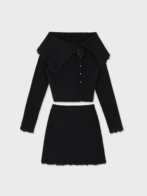 Lumiere rose knit setup(eme10813)