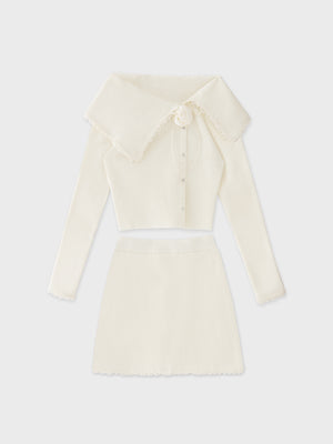 Lumiere rose knit setup(eme10813)