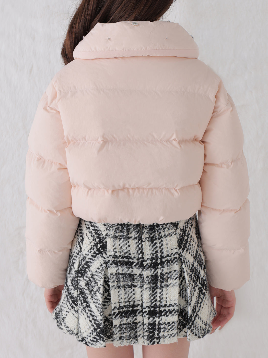 【SALE】Bijou cropped down jacket(eme10815)