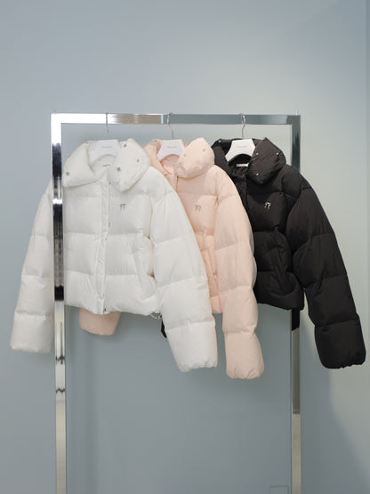 【SALE】Bijou cropped down jacket(eme10815)