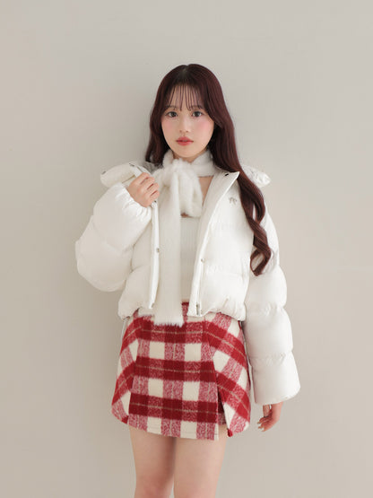 【SALE】Bijou cropped down jacket(eme10815)