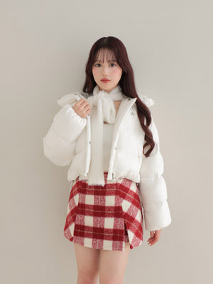 【SALE】Bijou cropped down jacket(eme10815)