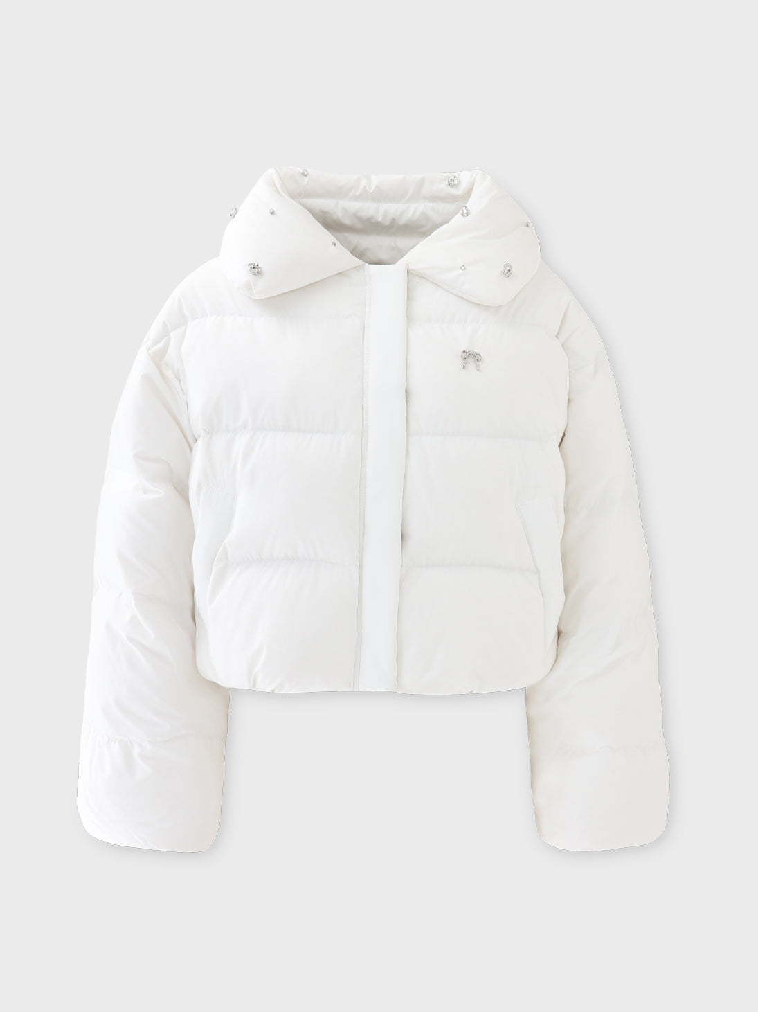 【SALE】Bijou cropped down jacket(eme10815)