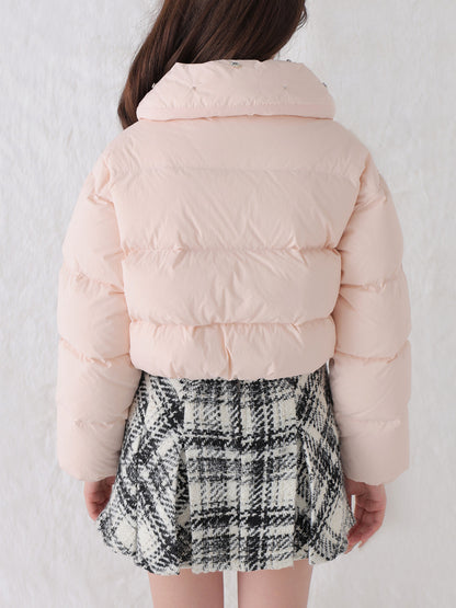 Bijou cropped down jacket(eme10815)