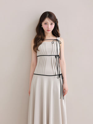 model：160cm　(size：F　color：Beige)