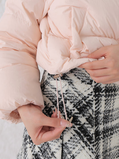 Bijou cropped down jacket(eme10815)