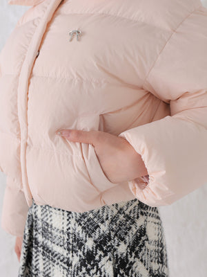Bijou cropped down jacket(eme10815)