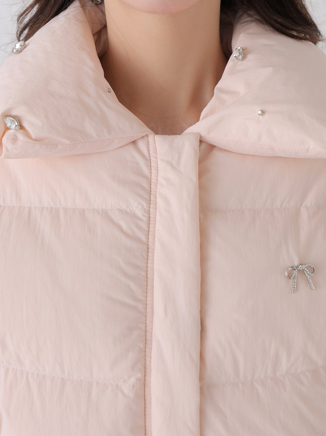 Bijou cropped down jacket(eme10815)