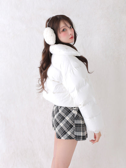 Bijou cropped down jacket(eme10815)