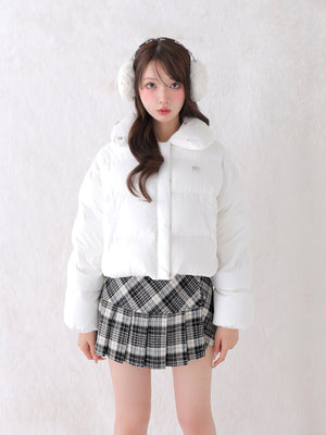 Bijou cropped down jacket(eme10815)