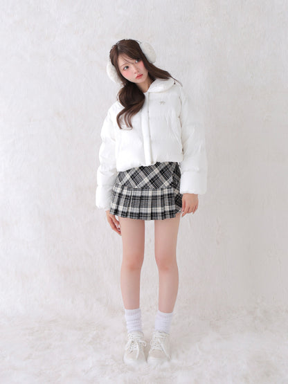 Bijou cropped down jacket(eme10815)