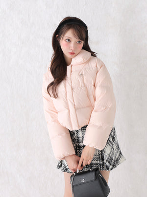 Bijou cropped down jacket(eme10815)