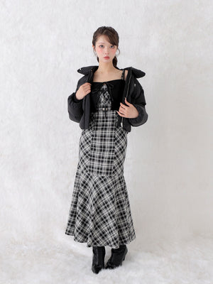 Bijou cropped down jacket(eme10815)