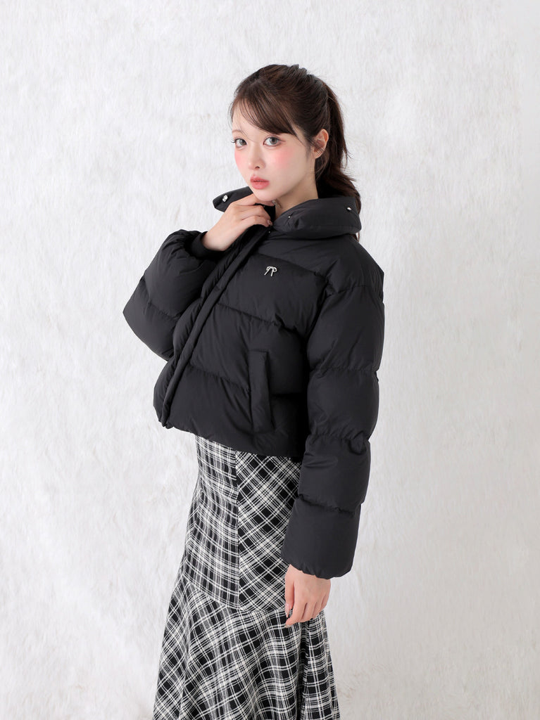 Bijou cropped down jacket(eme10815)