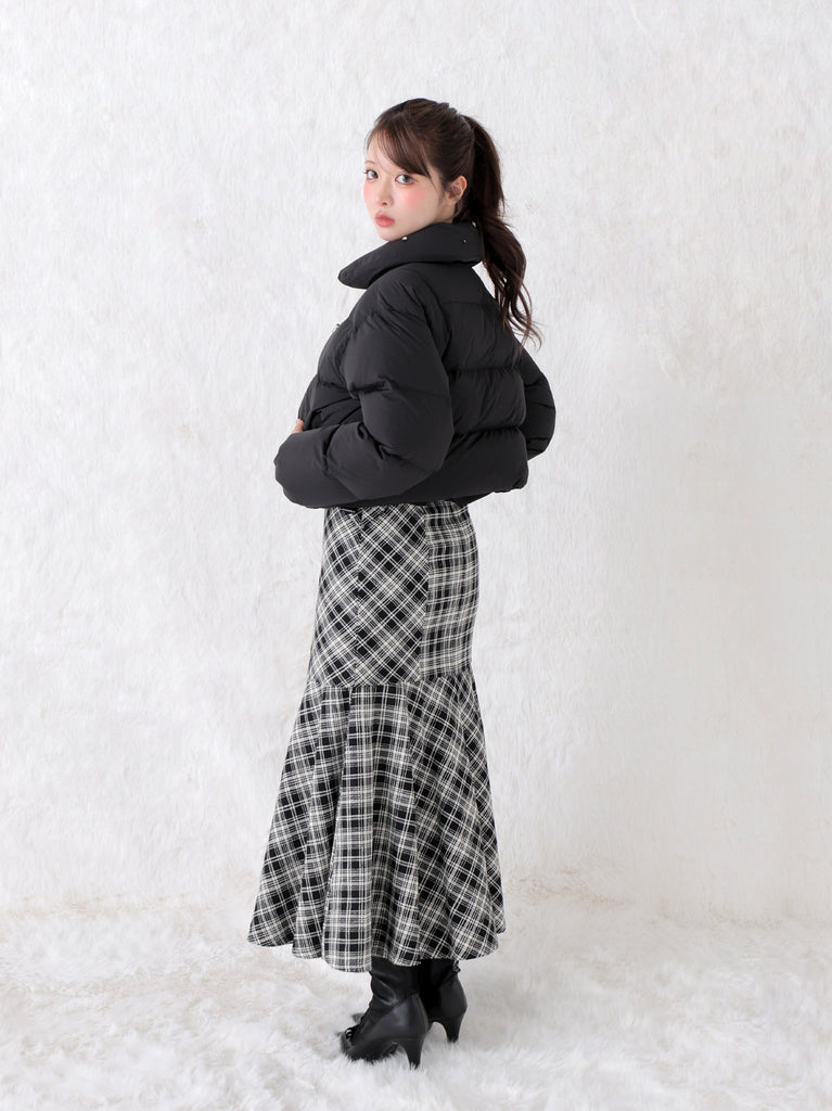 Bijou cropped down jacket(eme10815)