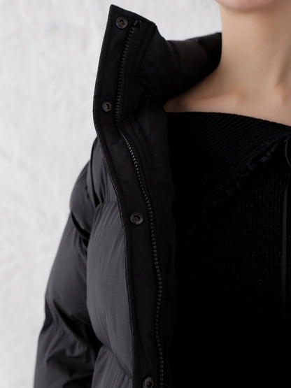 【Pre Order】Bijou ribbon down jacket(eme10816)