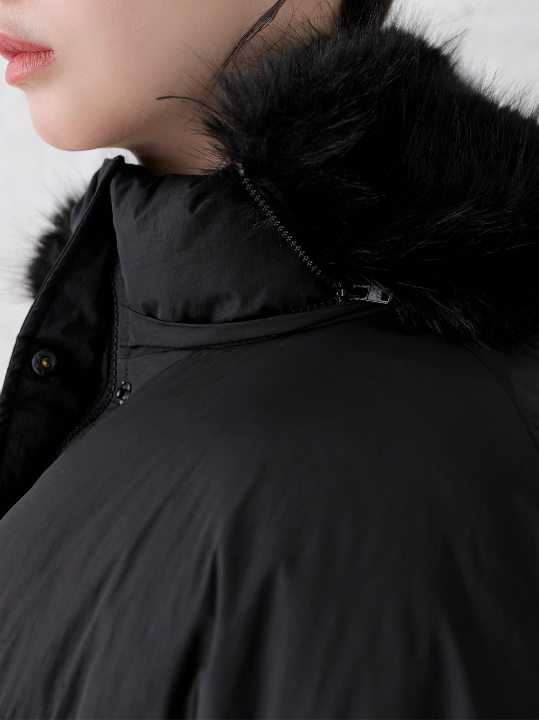 【Pre Order】Bijou ribbon down jacket(eme10816)