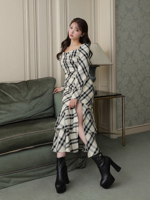 Emblem charm platform short boots(eme10728)